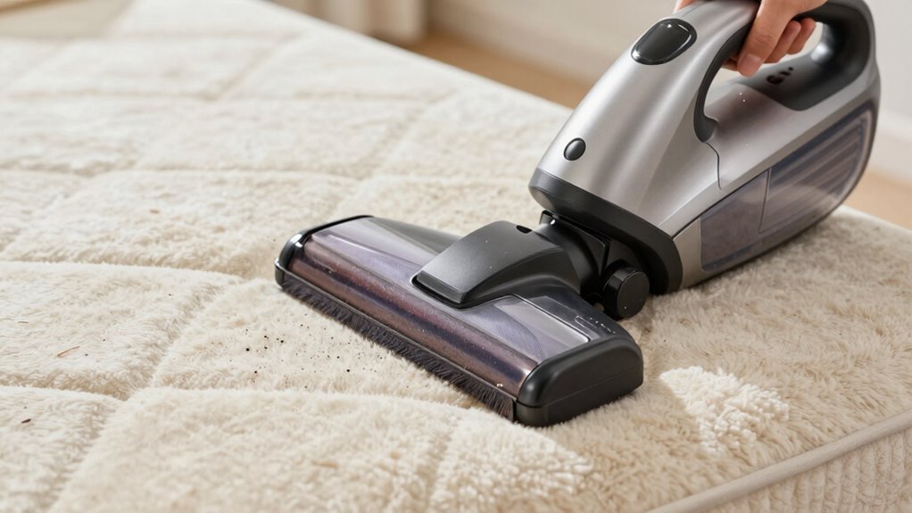 vacuum mattress thoroughly and effectively