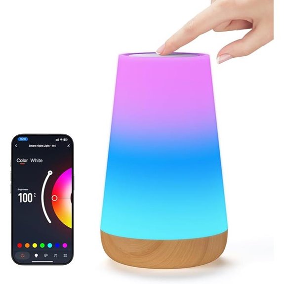 Smart Dimmable Night Light with App & Voice Control