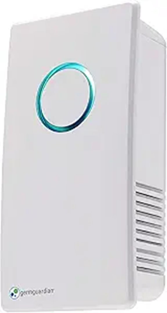 Germ Guardian 7” Wall Air Purifier with UV-C