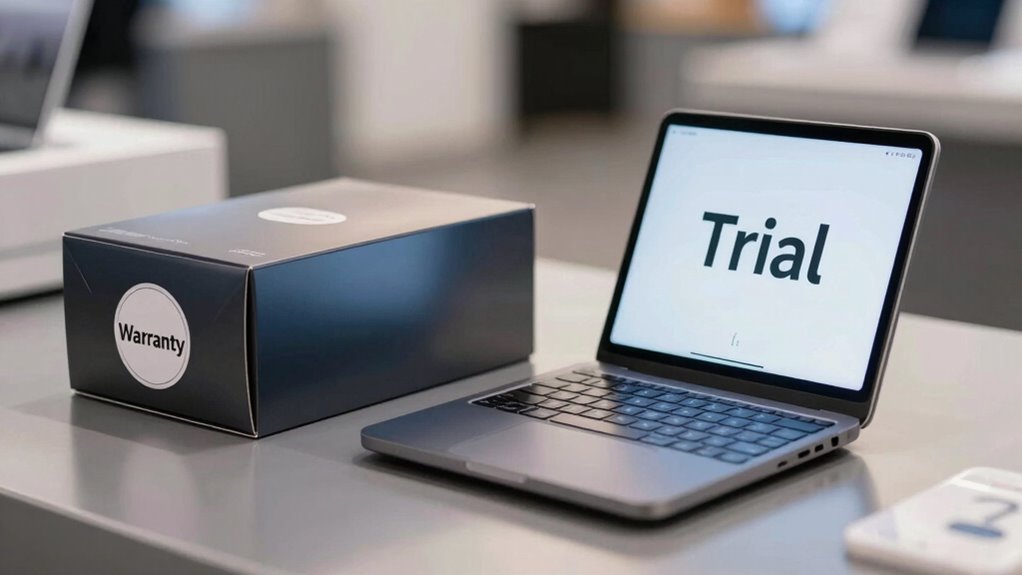 warranties versus free trial