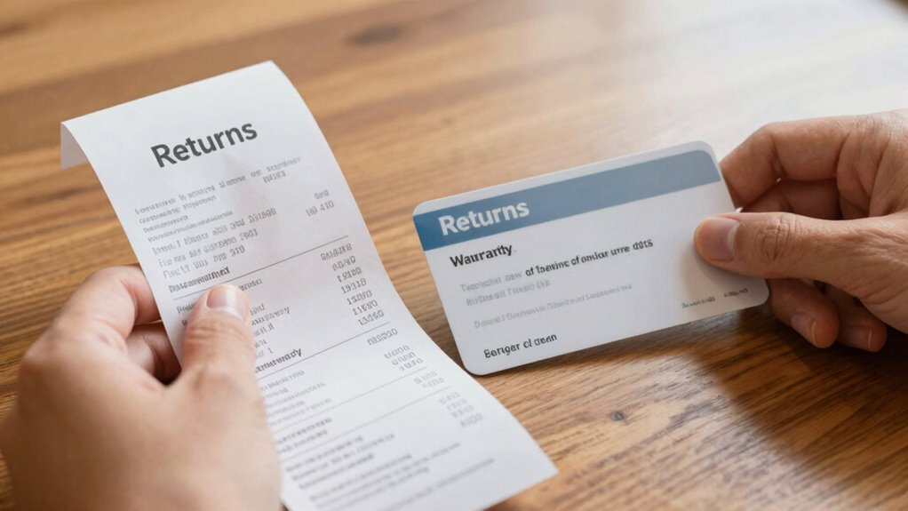 warranty versus return policy