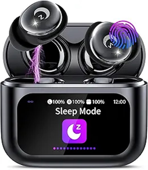 Sleep Earbuds with Bluetooth 5.4 Touch Waterproof 48H Play