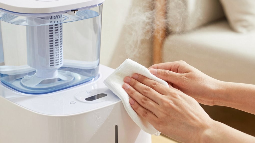 weekly humidifier deep cleaning