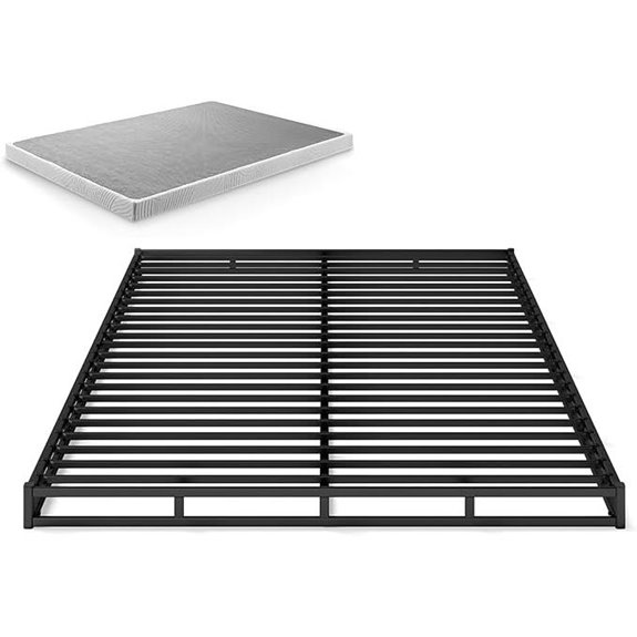 Zinus Victor 4-Inch Metal Box Spring King White