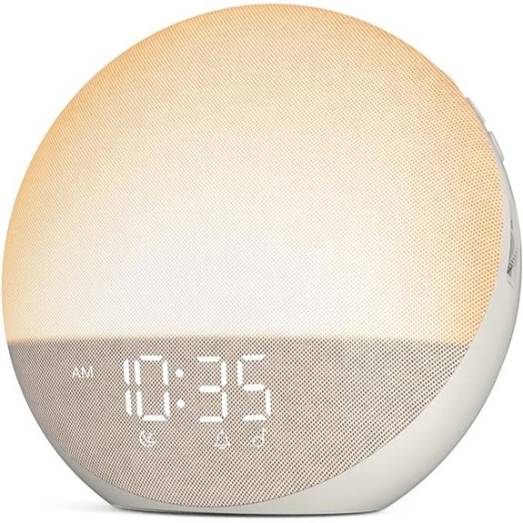 Sunrise Alarm Clock with White Noise and Bluetooth