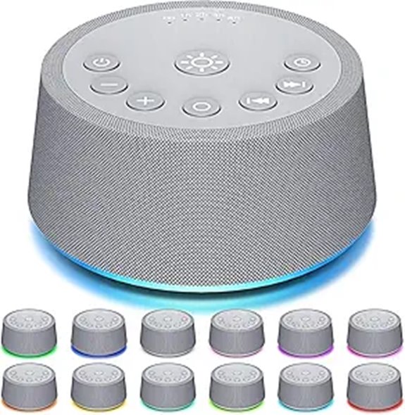 SoundLegend White Noise Machine with Lights and Timers