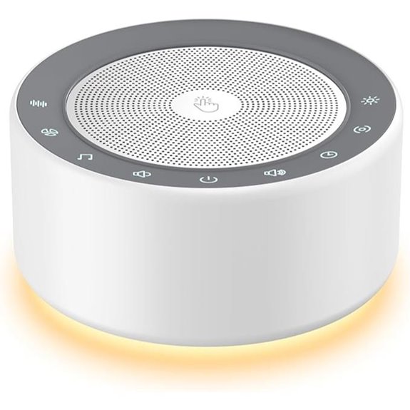 Kipcush White Noise Machine with Lights and Sounds