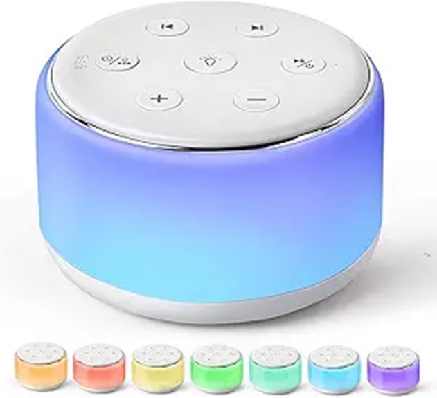 FamiSym White Noise Machine with Night Light