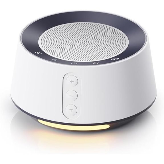 BGOVERSS White Noise Sound Machine with Night Light