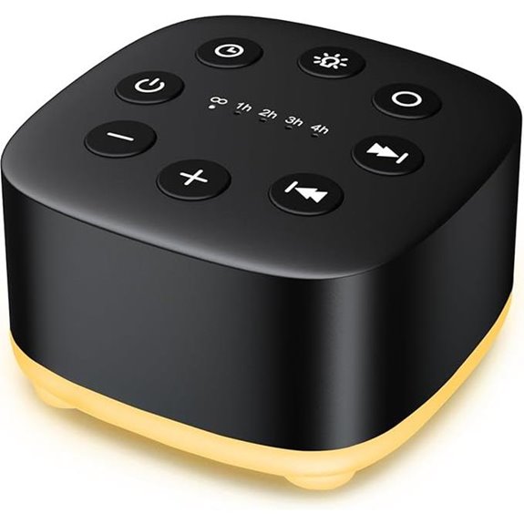 White Noise Sleep Machine with Night Light and Timers