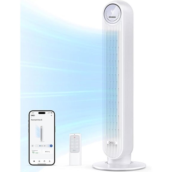 Dreo Bladeless Tower Fan with WiFi Voice Control