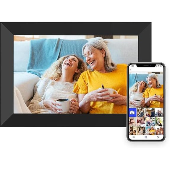 WiFi Digital Photo Frame 10.1 IPS Touch Screen