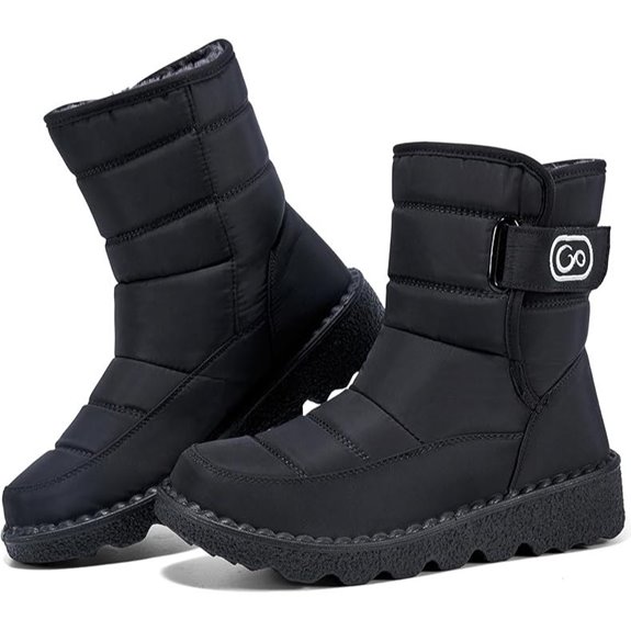 winter fur lined snow boots