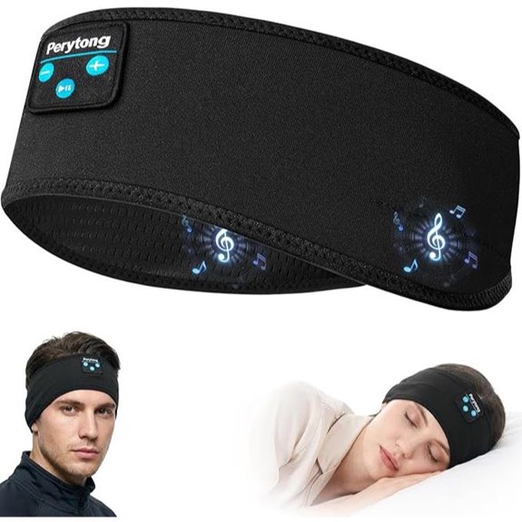Perytong Sleep Headphones Bluetooth 5.4 Wireless Headband