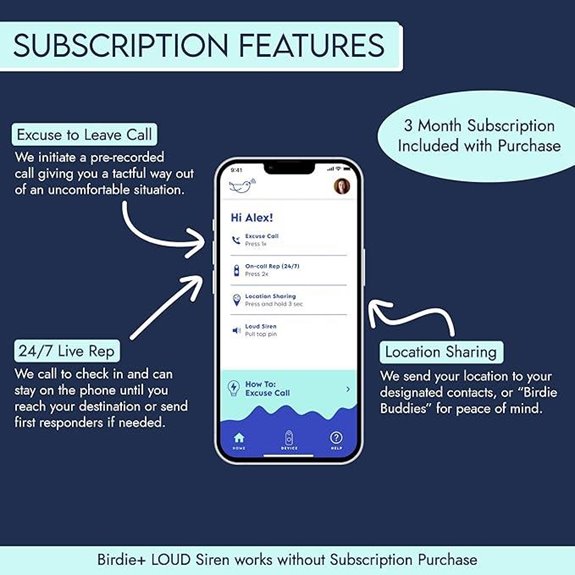 women s birdie safety alarm