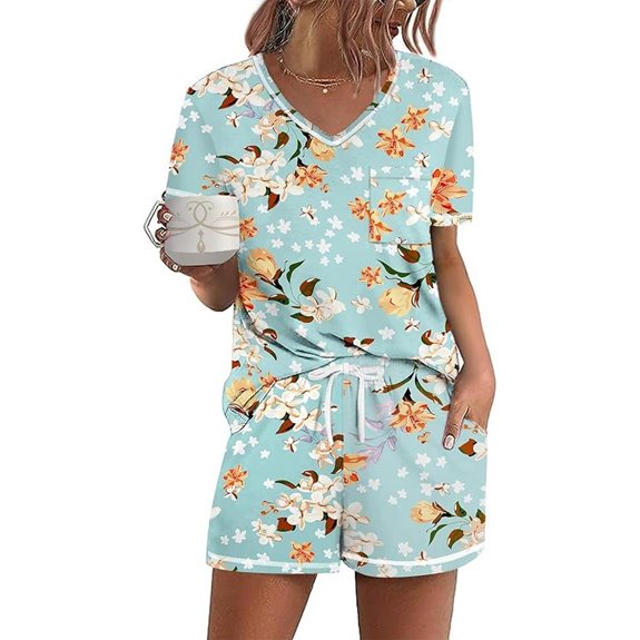 women s short sleeve pajamas