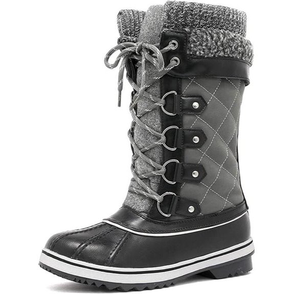 women s waterproof mid calf snow boots