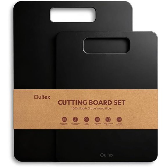 Wood Fiber Cutting Board 2-Pack