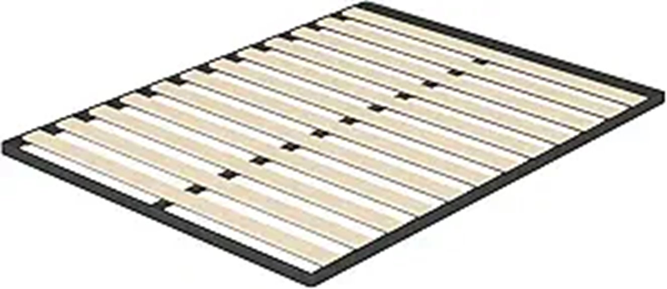 Zinus Deepak Wood Slat Bunkie Board Full