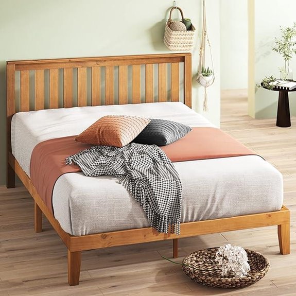Zinus Alexia Queen Wood Platform Bed Frame