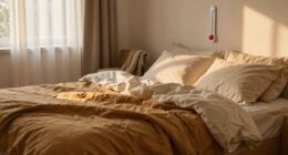 assessing bed and room warmth