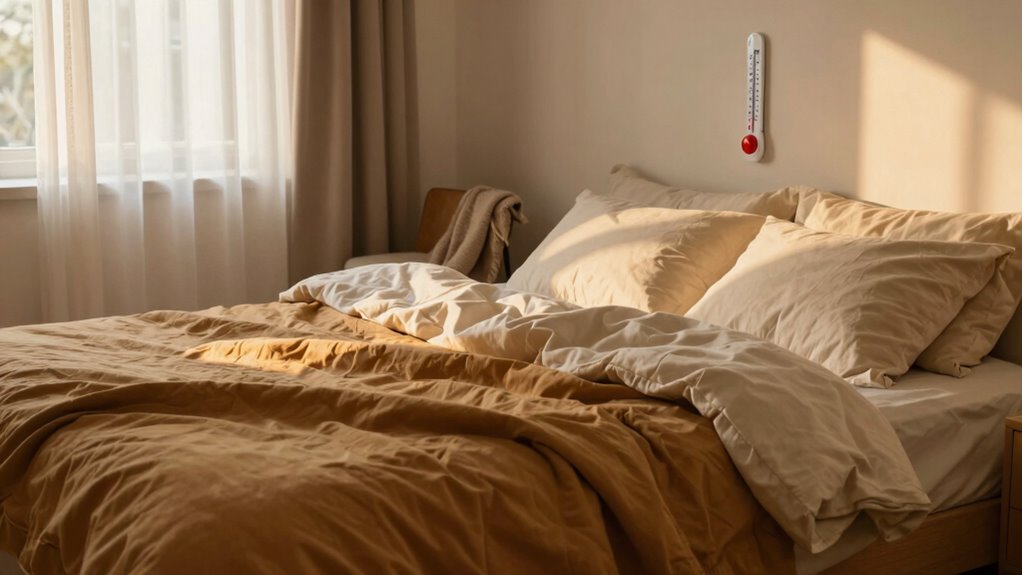 assessing bed and room warmth
