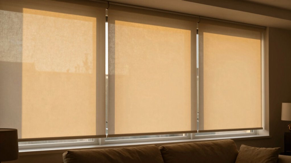 automated evening lighting control