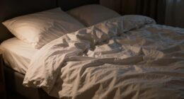 bed feels uneven midnight