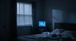 co2 accumulates overnight indoors