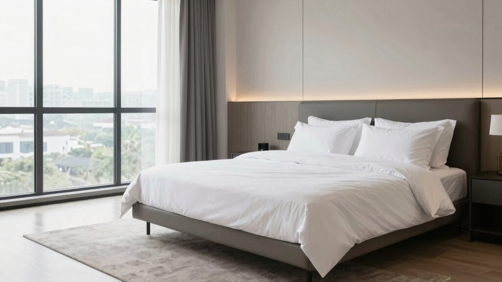 fitting large beds comfortably