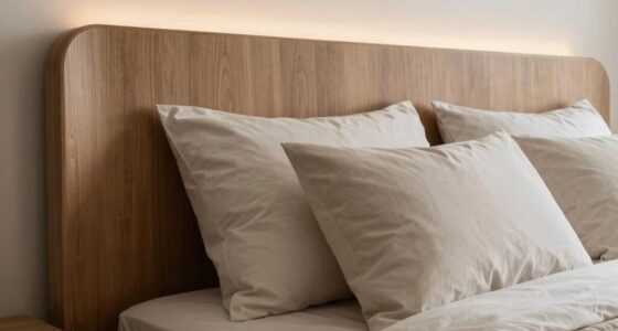 headboard affects pillow space