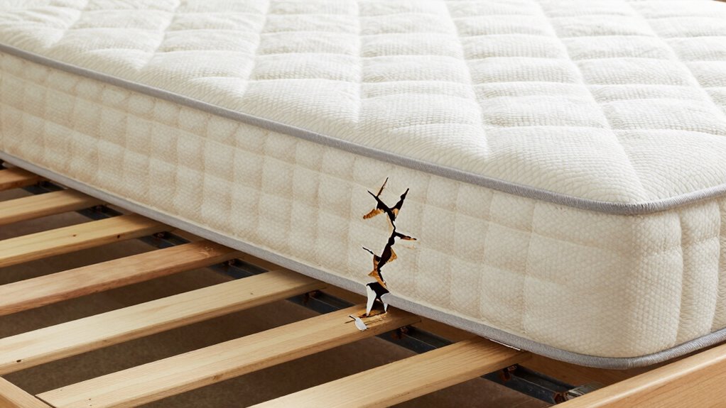 heavy mattress reveals frame weaknesses