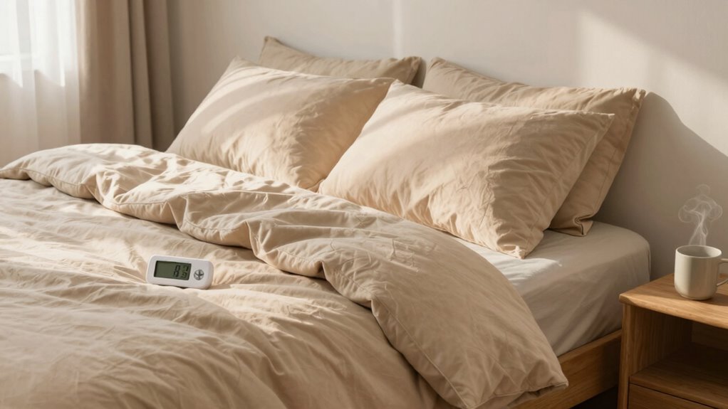 identify bed or room warmth