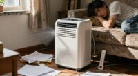 incorrect portable ac sizing