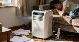 incorrect portable ac sizing