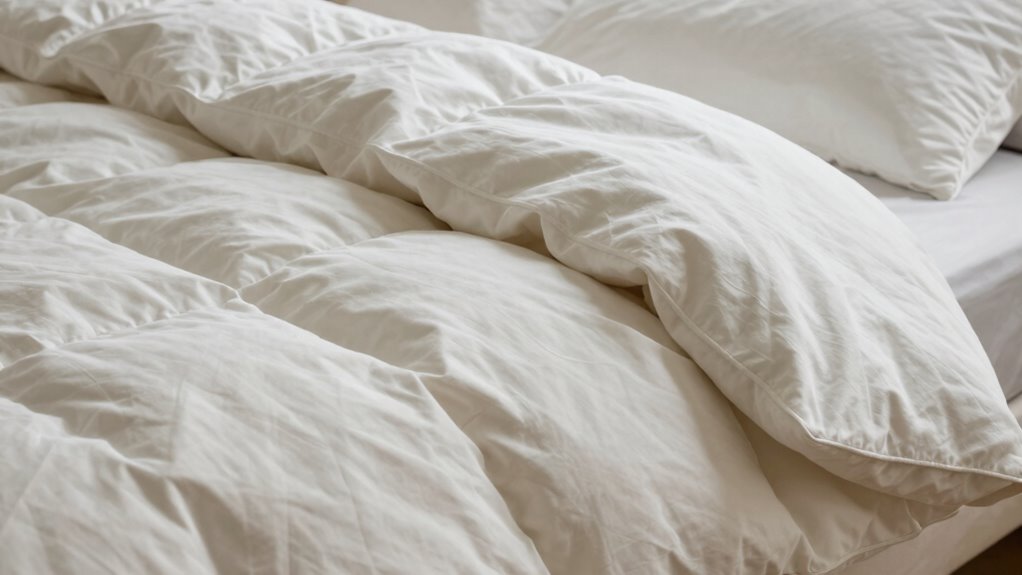 insulating bedding traps heat