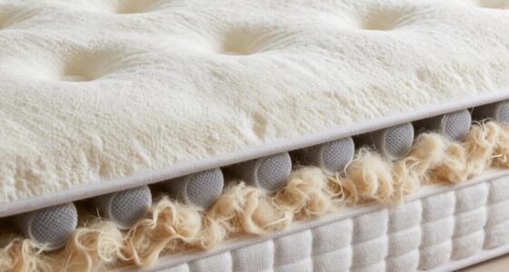layered mattress material combination