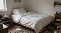 oversized beds overwhelm small rooms