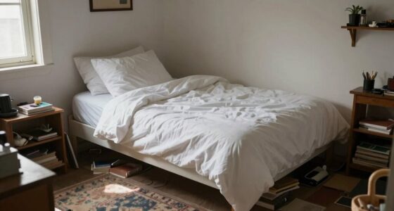 oversized beds overwhelm small rooms