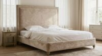 overwhelming bed dominates space