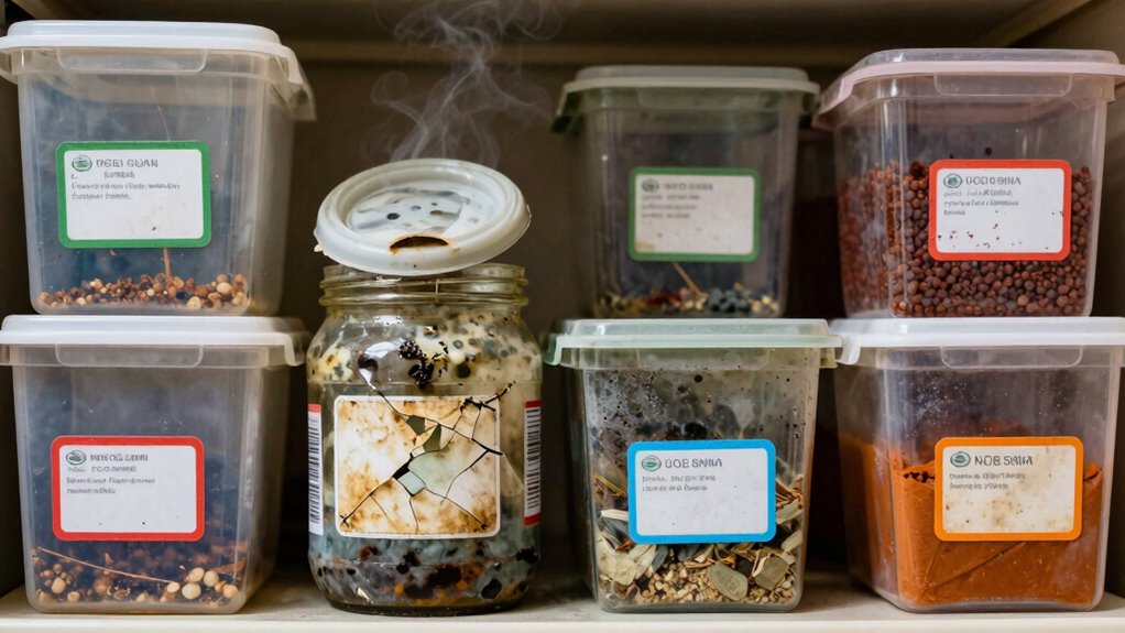poor storage retains smell