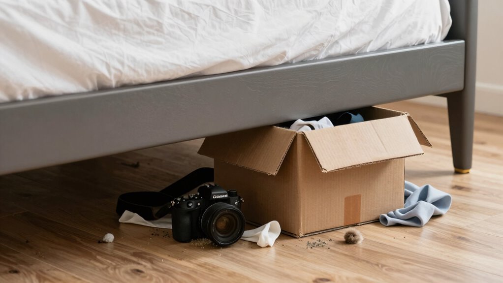promote airflow under bed