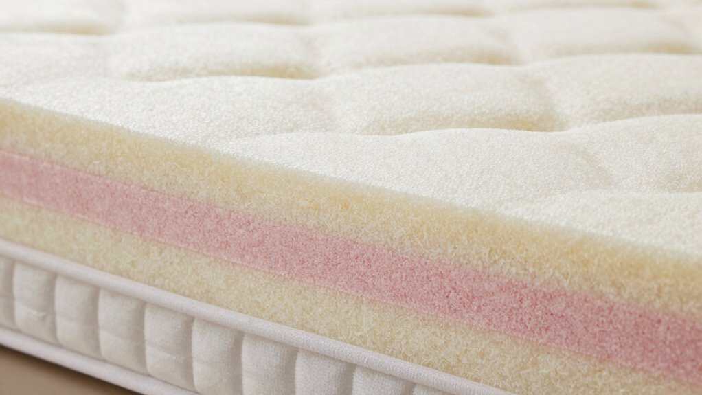 transition layer functionality in mattresses