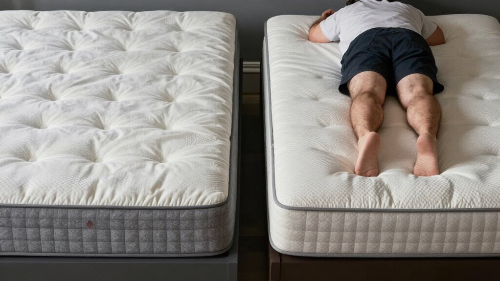 weight influences mattress support