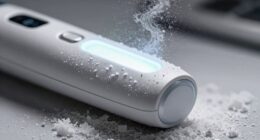 white dust ultrasonic issue
