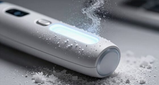 white dust ultrasonic issue