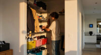 A Basic ’90s Closet Became the Most Useful Spot in the Entire House