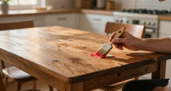 A Damaged Secondhand Dining Table Got a $25 Redo