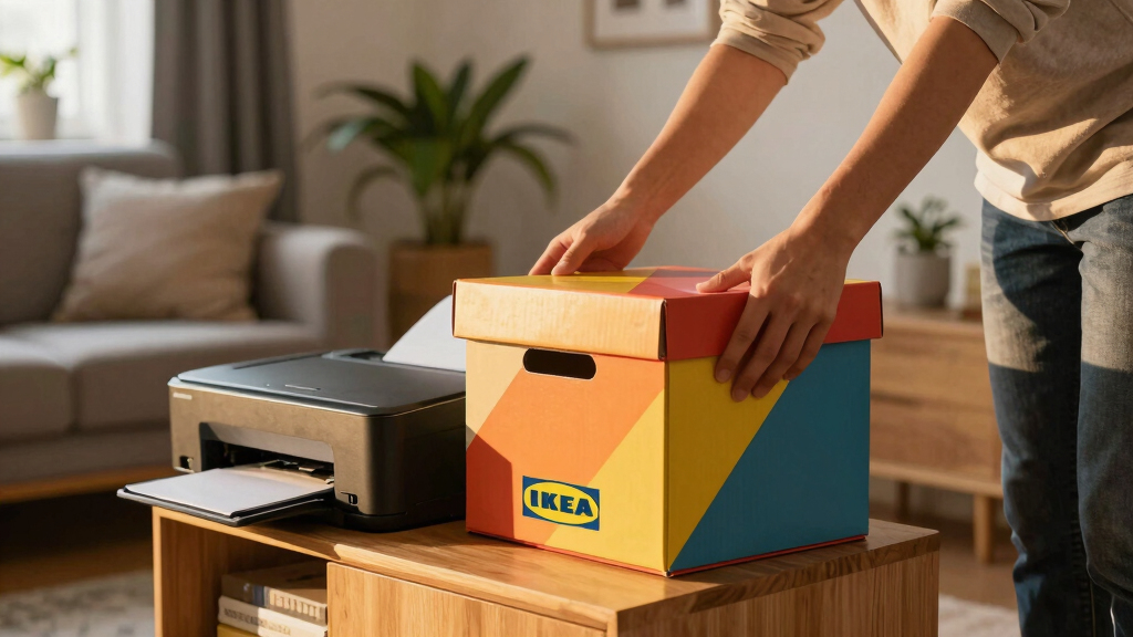 IKEA Storage Box Just Happens To Make Great Printer Cover