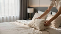 This “Boring,” Beige Guest Bedroom Is Transformed into a Luxe, Layered Retreat